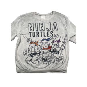 Teenage Mutant Ninja Turtles Junior’s Silvery Fleece Pull On Sweatshirt XL 15-17
